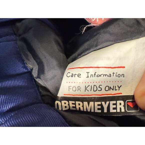 Obermeyer Kids Size 6 Blue Insulated Snow Bib Pants With Adjustable Straps & "I- - Picture 5 of 16